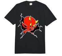 Little Devil Demon Traditional Tattoo Flash Comfort Colors Adult Heavyweight T-Shirt