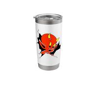 Little Devil Demon Traditional Tattoo Flash Stainless Steel Insulated Tumbler