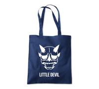 Little Devil Face Hell Tote Shopping Bag 10 Litres Capacity 42 x 38cm