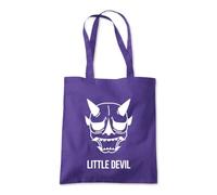 Little Devil Face Hell Tote Shopping Bag 10 Litres Capacity 42 x 38cm