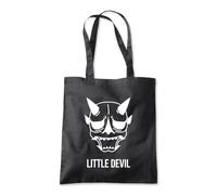 Little Devil Face Hell Tote Shopping Bag 10 Litres Capacity 42 x 38cm