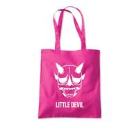 Little Devil Face Hell Tote Shopping Bag 10 Litres Capacity 42 x 38cm