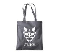Little Devil Face Hell Tote Shopping Bag 10 Litres Capacity 42 x 38cm