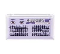 Little Devil False Eyelashes Thick And Light Natural Simulation Single Cluster Segmented Grafting Novice Comic Eyelashes 10ml Mega Volume Lashes 253 (B, One Size)