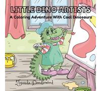 Little Dino Artists: A coloring Adventure with cool Dinosaurs
