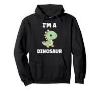 Little dino Cute funny child simple i'm a dinosaur Pullover Hoodie