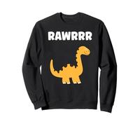 Little dino Cute funny child simple rawrrr dinosaur Sweatshirt