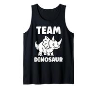 Little Dino Cute Funny Child Simple Team Dinosaur Tank Top