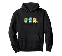 Little Dino Squad Cute T Rex Roar Toddler Boys Tee Pullover Hoodie
