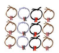 Little Dinosaur Hair Rope 20pcs Rubber Band for Girls Back to School Decor | Simple Chic Style, Holds Hair in Place, Everyday Wear, Boys and Girls and Female Friends Color Random Color