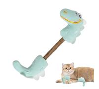 Little Dinosaur Kitten Plush Toy - Plush Toy for Cats, Kittens - Teeth Toy | Interactive Cat Puzzles with Bells, Pet Ball, Bit Bars, Inner Entertainment