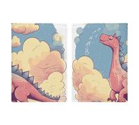 Little Dinosaur Passport Holder Cover PU Leather Waterproof Passport Case Travel Wallet with Credit Card Slots for Women Men, style, 20.3x13.8cm