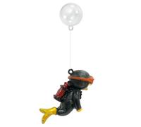 Little Diver Aquarium Decorations - Lovely Fish Tank Decor - Fat Diver Display Floating Hanging Fish Tank Floating Device Aquarium Accessories