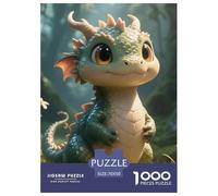 Little Divine Dragon, 1000-piece Jigsaw, Calming Yet Stimulating Indoor Activity, Perfect for Keepsakes Or Gallery Walls, Suitable for Ages 8+, 70x50cm/1000pcs