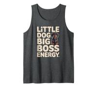 Little Dog Energy Funny Dachshund Weiner Doxie Tank Top