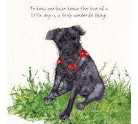 Little Dog Laughed New Birthday/Blank Funny Card for Men/Women - General Humour Male/Female Card - Patterdale Terrier