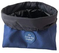 Little Dog Laughed Pet Travel Bowl - Blue