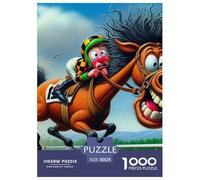Little Donkey 1000 Pieces Premium Jigsaw Animal Age 12+ Quirky, Abstract Design, Fun Details, Educational, Challenging 38x26cm/1000pcs