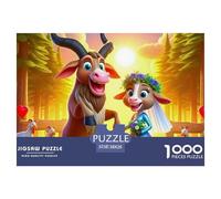Little Donkey 1000 Pieces Premium Jigsaw Animal for Adults Gifts Quirky, Abstract Design, Home Decoration, Educational, Challenging 38x26cm/1000pcs