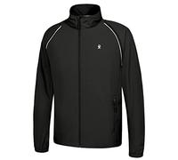 Little Donkey Andy Men's running jacket, lightweight, quick-drying vest, removable sleeves, N-black, L