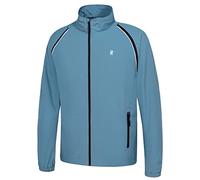 Little Donkey Andy Men's running jacket, lightweight, quick-drying vest, removable sleeves, N Blue, M