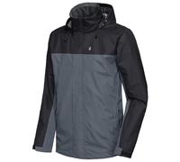 Little Donkey Andy Men's Waterproof Rain Jacket Outdoor Lightweight Rain Shell Coat for Hiking,Golf,Travel, B3.black/Steel Gray, XXL