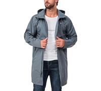 Little Donkey Andy Rain Jacket Men's Waterproof Breathable Rain Jacket Lightweight Windproof Outdoor Light Rain Shell Mountain Windbreaker Long Coat for Hiking, Golf, iron grey, M