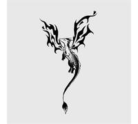 Little Dragon Juice Plant Ink Waterproof Semi-Permanent And Lasting 2 Weeks Temporary Tattoo Stickers For Men And Women Finger Chest Back Wrist