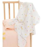 Little Dreams Girl Muslin Blanket - Patterned