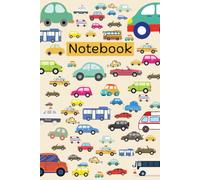 Little Driver Notebook: Learning on the move! 6 x 9 inch. with 120 line pages white paper