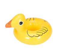 Little Duck Inflatable Cup Holder Floating Holder Drink Toy Bottle Rack Children Toy Fun Beverage Float Inflatable Little Yellow Duck Cup Seat