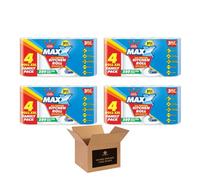 Little Duck Maxx 3 Ply All-Purpose Kitchen Towel - Super Absorbent Extra Large Sheets, 4 Rolls (280 Sheets Total), Strong Triple Layer Kitchen Roll for Cleaning & Spills (Kitchen Roll x 4Pack)