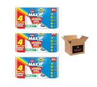Little Duck Maxx 3 Ply All-Purpose Kitchen Towel - Super Absorbent Extra Large Sheets, 4 Rolls (280 Sheets Total), Strong Triple Layer Kitchen Roll for Cleaning & Spills (Kitchen Roll x 3Pack)
