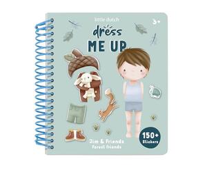Little Dutch 126331 Sticker Book Dress Me Up Forest Friends