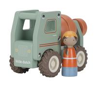 Little Dutch 2529 Wooden Car Concrete Mixer - Green