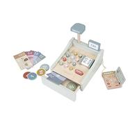 Little Dutch 7082 FSC Wooden Toy Cash Box with Scanner and Accessories Mint