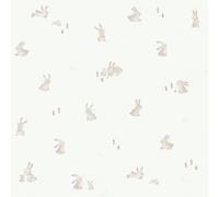 Little Dutch Baby Bunny Wallpaper | Beige Children Design | Paste the Wall | Eco-Friendly
