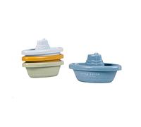 Little Dutch - Bath Boats Blue - Set of 4