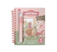 Little Dutch Children's Water Magic Book - Water Colouring Book - Colouring Book - for Girls from 2 Years - Pink - Fairy Garden