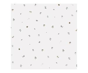 Little Dutch Fairy Forest Treasures Wallpaper | Blue Leaves | Paste The Wall | Eco-Friendly