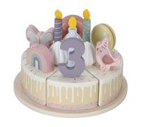 Little Dutch LD8015 Wooden Pink Birthday Cake Toy