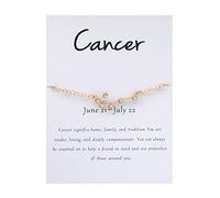 Little Earrings Gold 12 Bracelet With A Blessing Card (GD6, One Size)