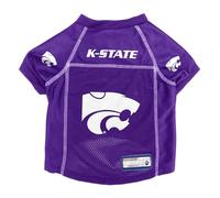 Little Earth Productions Littlearth NCAA Kansas State Wildcats Basic Pet Jersey, Team Color, X-Small