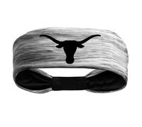 Little Earth Productions Littlearth NCAA Texas Longhorns Unisex Tigerspace Headband - Yoga, Running, Fitness or Workout Headband - Wide, Nonslip Headband, Team Color, One Size