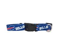 Little Earth Productions Littlearth NFL Buffalo Bills Team Pet Collar, Medium, Blue