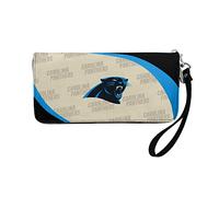 Little Earth Productions Littlearth NFL Carolina Panthers Curve Zip Organizer Wallet