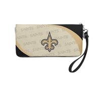 Littlearth NFL New Orleans Saints Curve Zip Organizer Wallet