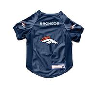 Little Earth Productions NFL Denver Broncos Pet Stretch Jersey, Large