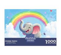 Little Elephant 1000 Pieces Jigsaw Puzzles For Adults Educational Games Stress Relieving Entertainment Cultivate The Spirit of Teamwork for Men, Women, Elders, Seniors 38x26cm/1000pcs