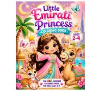 Little Emirati Princess Coloring Book: Fun UAE-Inspired Coloring Pages for Girls Ages 2-4